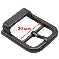 Пряжка  № 77 обувная 3226 20 мм TML темный никель 4 шт/упак