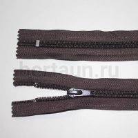 МОЛНИЯ №217 обувная спираль Т7-С 40 см. коричневая