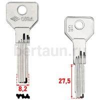 Заг.для ключ. CIZ 25_Cisa 670 под бронь  верт. № 424 чиза