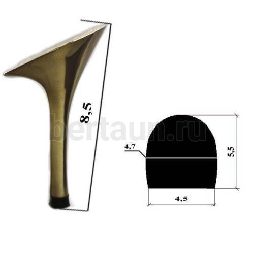 Каблуки №  25 LY 3255 черно-золот.(высота 9 см)