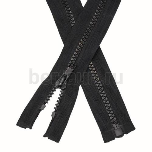 МОЛНИЯ №281 КУРТОЧНАЯ Т5 трактор 1 замок 80 см черная