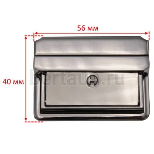 Замок портфельный № 65 С542Z GFM/BERT т.никель