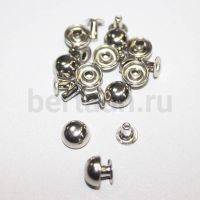 Заклепки "Хольнитены" №16 9 мм (10 шт/уп) ВЫПУКЛЫЕ никель ТВ