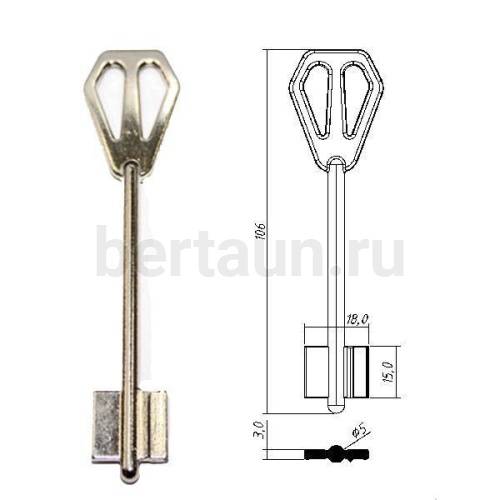 Заг.для ключ. М-ЛОК-3  DV2192  № 408 
