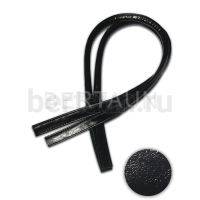 Ручки сумочные 75 см крепл.УЗКОЕ № 61 (PU 100%)Б-876-1 черный гладкий NEW блеск