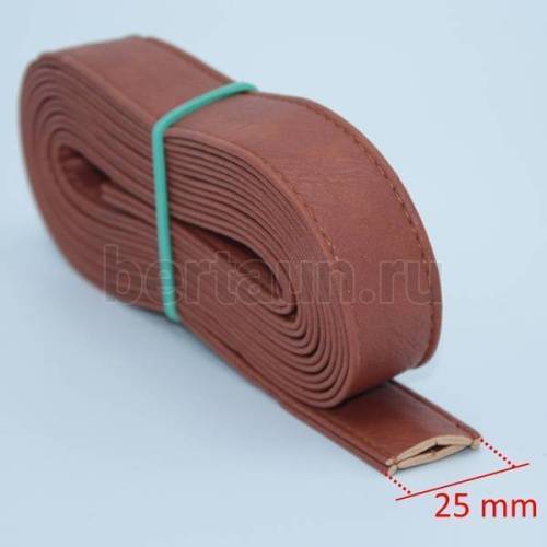 Ручки сумочные ПЛОСКИЕ № 69 2,5см*2м карамель мат