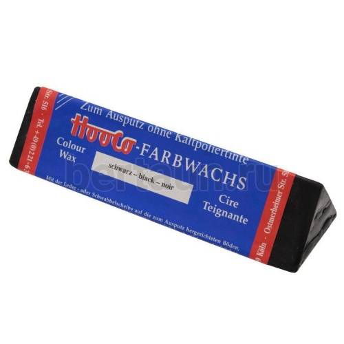 Воск № 1   треугольный "HOOCO" (Германия) black черный