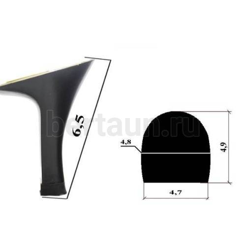 Каблуки №  55 LY 5404 черный матовый (высота 6,5 см)