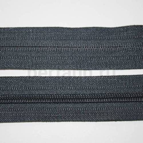 Молния рулонная  № 10  обувная Т7 ИТАЛИЯ  (S156) GCC 520 темно-серый