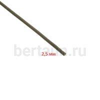 Резинка шляпная 2,5 мм хаки АП