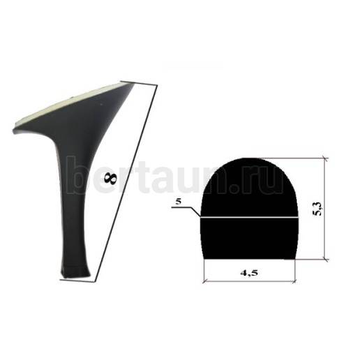 Каблуки №  56 LY 5314 черный лаковый.(высота 8 см)