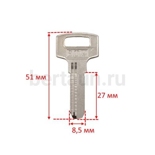 Заг.для ключ. STW E-402 верт. верт.№478