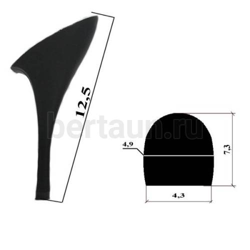 Каблуки №   2 LY 9152 черный  матовый (высота 11 см)