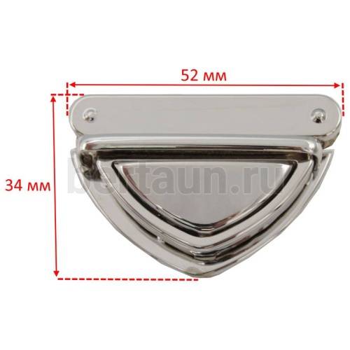 Замок портфельный №119 JX-12A039  GFM никель