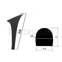 Каблуки №  37 LY 7168 черный наборный (высота 10 см)