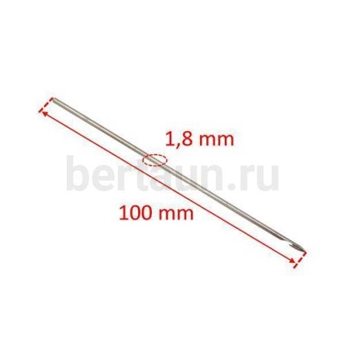 Крючок №16 шило для ручной прошивки "Люкс" 0896-20 L100 мм( D-1.8)