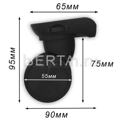 Колесо № 94 д/чемодана 360 #212 СЪЕМНЫЕ ( 2 шт/комп.)