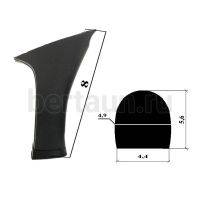 Каблуки №  51 LY 6350 черный матов (стол.высота  8 см)