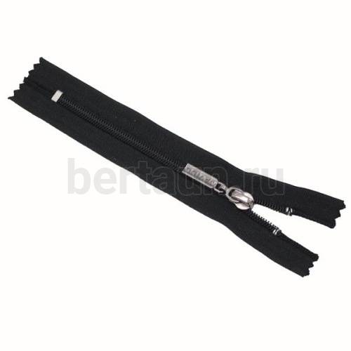 МОЛНИЯ №285 неразъемная  универсальная спираль Т5 декор. 15 см черная