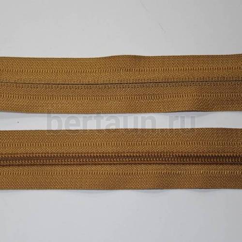 Молния рулонная  № 19 обувная Т7 ИТАЛИЯ  (S508)свет-корич