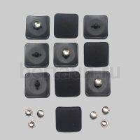 Фурнитура №11 Украшение квадрат 18*18 мм черный мат. 10 шт/уп