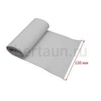 Резинка 120 мм башмачная (белая) Италия ширина 