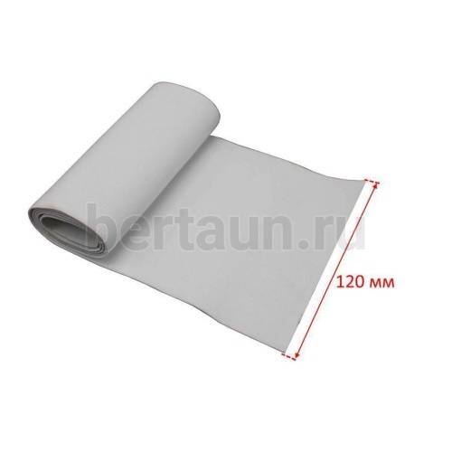 Резинка 120 мм башмачная (белая) Италия ширина 