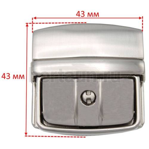 Замок портфельный №168 С072-1 BERT браш