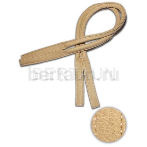 Ручки сумочные 75 см крепл.УЗКОЕ № 63 полиурет. бежевый мат