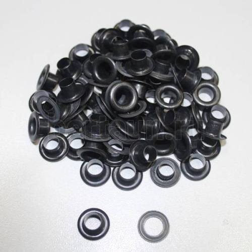 Блочка и  люверс  №23 D 7,0мм  (50 шт/уп) оксид