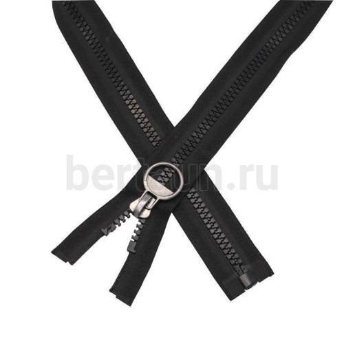 МОЛНИЯ №316 BERT курт. 100 см трактор Т-8 ПРЕМИУМ  1 зам. черная 