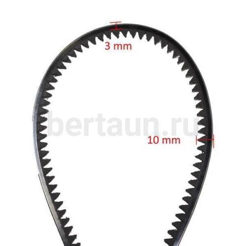 Рант № 4  декоративный  (3 мм) прямой черный
