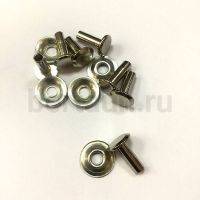 Крепеж  № 5  для чемод колес винт+заклепка с резьбой 27мм (10 шт/уп)
