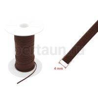 Резинка   4 мм башмачная (коричн) Италия 86