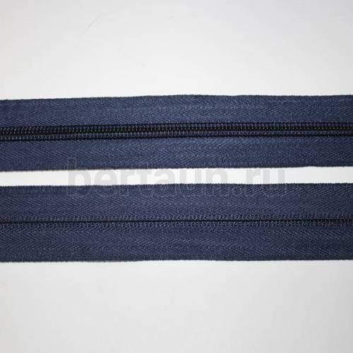 Молния рулонная  № 54  спираль Т8 /№330 т.синий (200м/упак)