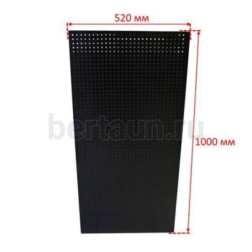 Стенд для ключей Перфостенд  черный  без рамки 1000*520 мм