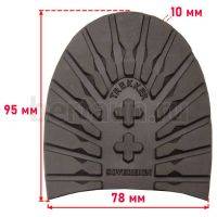 Набойка №  31  SOVEREIGN TREKKER р. 3-1/4 женская коричневая ЗИМА 10 мм
