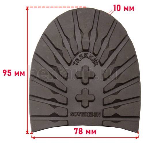 Набойка №  31  SOVEREIGN TREKKER р. 3-1/4 женская коричневая ЗИМА 10 мм