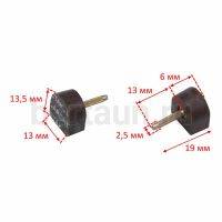 ARCHITAK  набойки №10  р.5  ТОНКИЙ ШТЫРЬ р.13*13,5 мм /272  кор.