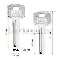 Заг.для ключ. LEX 2P (E-302) верт. №689