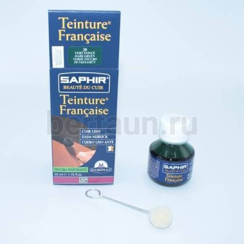 Сапфир №209    0812 Универс. крас. Teinture francaise 50мл. 20 темно зеленый