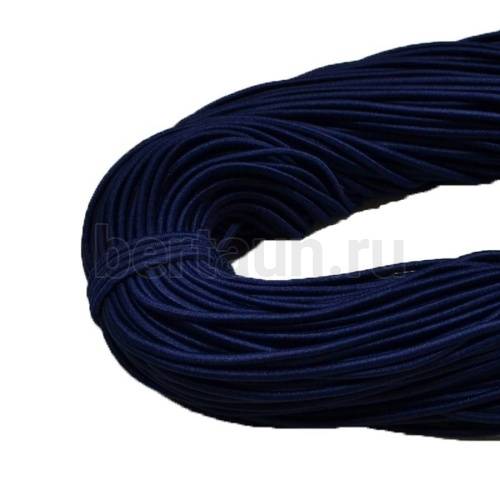 Резинка шляпная 2,5 мм т.синий АП