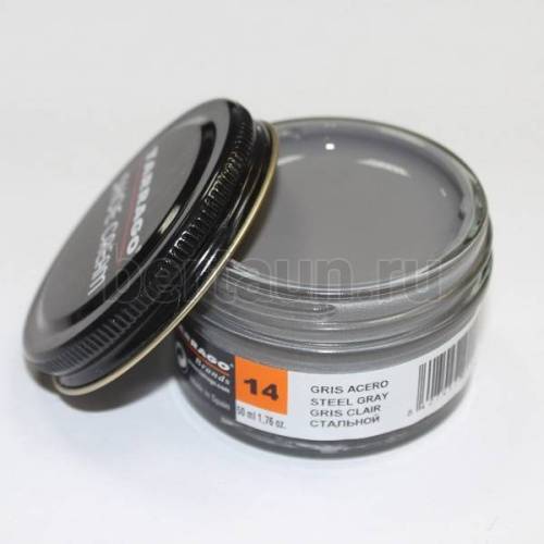 Тарраго №170    (TCT31) 014 Крем SHOE cream СТЕКЛО 50мл стальной