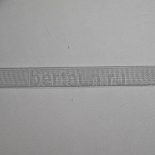 Резинка  10 мм башмачная (бел.) Италия ширина 