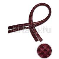 Ручки сумочные 75 см крепл.УЗКОЕ № 62 полиурет. розовый ромб ЛАК