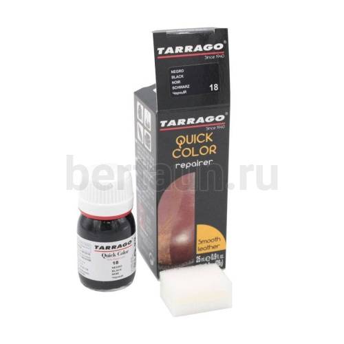 Тарраго №  4  (TDC83) 018 Краска д/кожи. QUICK COLOR 25 мл черн.