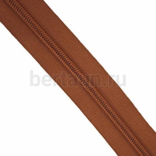 Молния рулонная  № 28 обувная Т7 ИТАЛИЯ   BERT GCC 492  св. коричневый