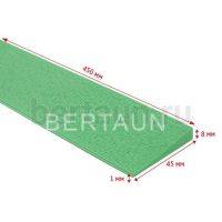 Косяки №24    BISSELL  1010  450*45*1*8 мм зеленый GREEN(3)