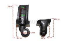 Колесо №108 д/чемодана  FT8 (как 62 но однок.) (комплект из 4шт)