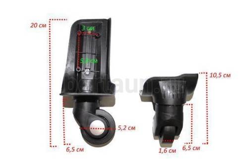 Колесо №108 д/чемодана  FT8 (как 62 но однок.) (комплект из 4шт)